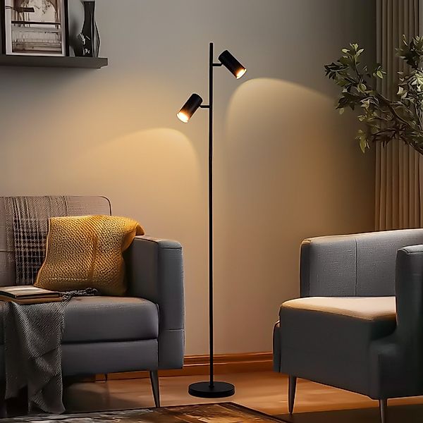 Tukrool Stehlampe 2/3 Flammig Metall Standleuchten,GU10 günstig online kaufen