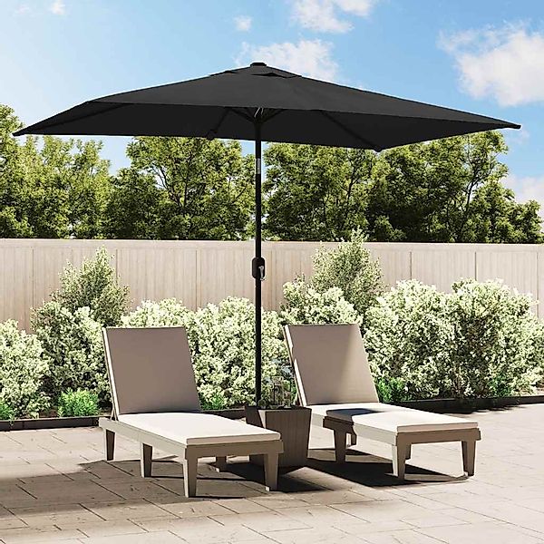 DOTMALL Sonnenschirm Sonnenschirm mit Metall-Mast 300x200 günstig online kaufen