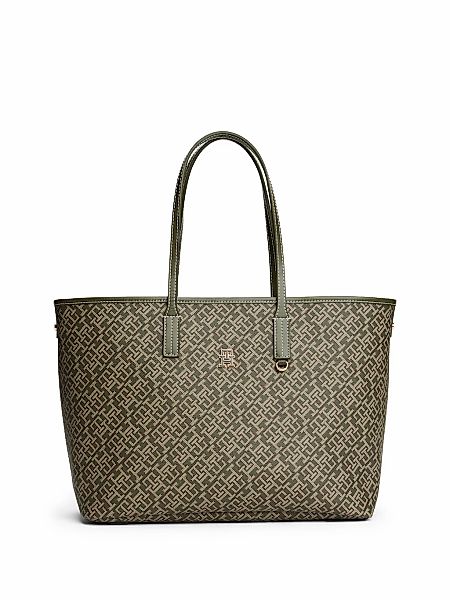 Tommy Hilfiger Tragetasche "TH MONOPLAY LEATHER TOTE", Damen Schultertasche günstig online kaufen