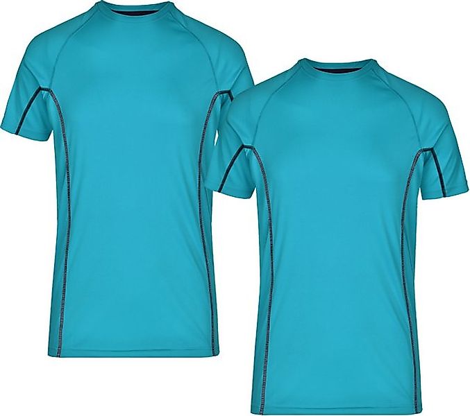 James & Nicholson Laufshirt Doppelpack Herren Sportshirt modische reflektie günstig online kaufen