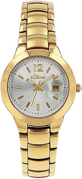 s.Oliver Quarzuhr 2038590, Armbanduhr, Damenuhr, Datum, analog günstig online kaufen