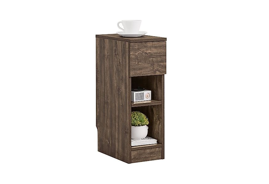 SoBuy Nachttisch FBT111, Beistelltisch mit Schublade und Ablage, Nightstand günstig online kaufen