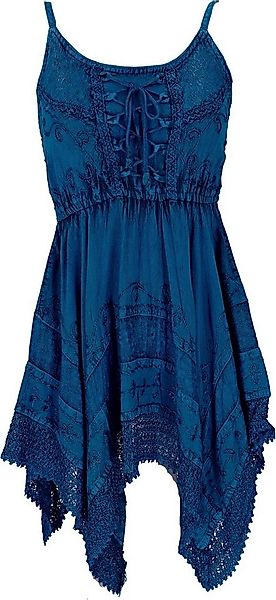 Guru-Shop Midikleid Besticktes indisches Minikleid Boho chic, Zick.. altern günstig online kaufen