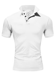 Amaci&Sons Poloshirt MAINE Basic Kurzarm Poloshirt günstig online kaufen