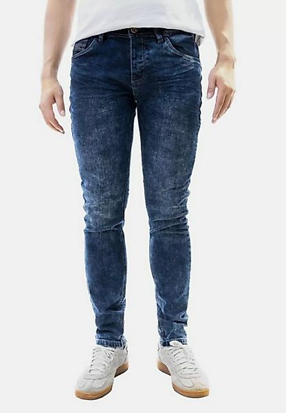 Jaylvis Regular-fit-Jeans Jeans Slim FIt 5-Pocket Design Knopfverschluss Bl günstig online kaufen