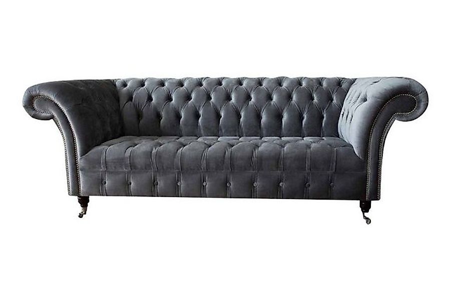 Xlmoebel Sofa Chesterfield 3-Sitzer Stilsofa Polsterungen Couch Möbel Texti günstig online kaufen