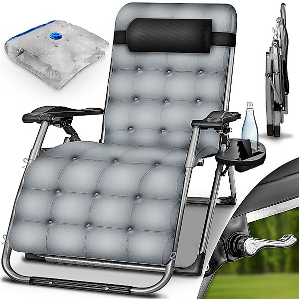 tillvex Gartenliege tillvex® Liegestuhl klappbar bis günstig online kaufen