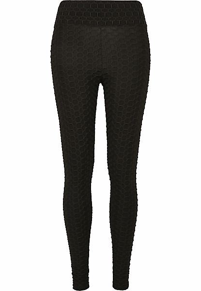 URBAN CLASSICS Leggings "Urban Classics Damen Ladies High Waist Honeycomb L günstig online kaufen