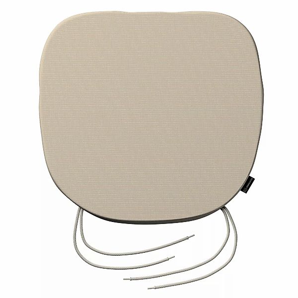 Stuhlkissen Marcus mit Bindeschnur, beige-creme, 40 x 37 x 2,5 cm, Outdoor günstig online kaufen