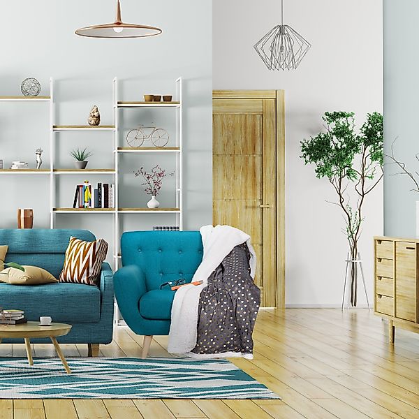 Wohndecke 2 x Kuscheldecke grau goldene günstig online kaufen