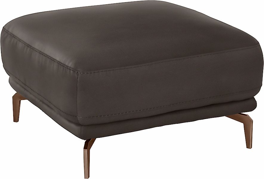 W.SCHILLIG Hocker "montanaa" mit Metallfüßen in Bronze pulverbeschichtet, B günstig online kaufen