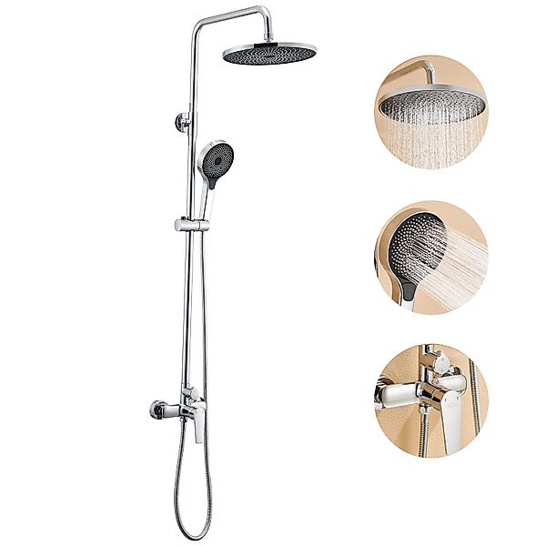 Auralum Max Duschsystem 2-Funktion Duscharmatur Regendusche günstig online kaufen