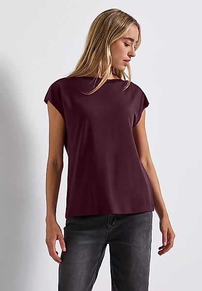 STREET ONE T-Shirt, aus strecthigem Viskosematerial günstig online kaufen