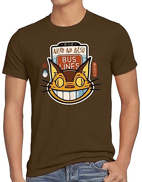 style3 T-Shirt Katzenbuslinie anime ghibli mein nachbar tonari totoro günstig online kaufen