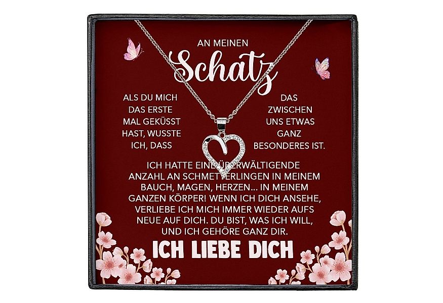22Feels Schmuckset An Meinen Schatz Ich Liebe Dich Kette Frauen Geschenk He günstig online kaufen