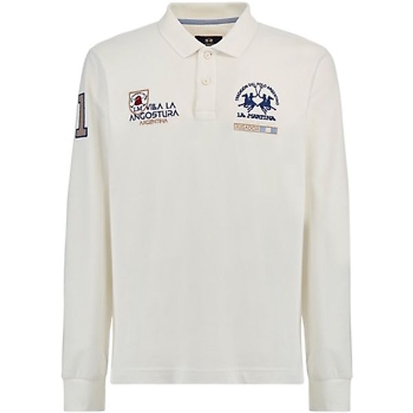 La Martina  T-Shirts & Poloshirts Poloshirt Langarmshirt mit Polokragen günstig online kaufen