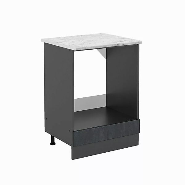 Vicco Herdumbauschrank R-Line, Schwarz Beton/Anthrazit, 60 günstig online kaufen