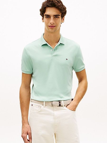 Tommy Hilfiger Poloshirt LIQUID COTTON REGULAR SEASONAL mit Logostickerei günstig online kaufen