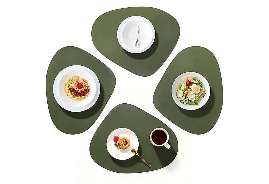 Fanttik Platzset Tischset Tischmatte Kunstleder, abwischbar wasserdicht Ant günstig online kaufen