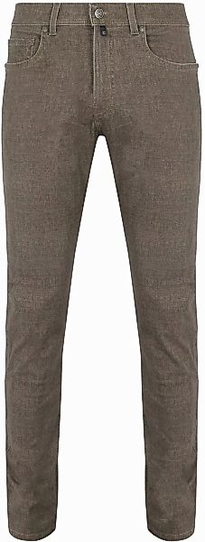 Pierre Cardin Trousers Lyon Tapered Taupe  - Größe W 32 - L 34 günstig online kaufen