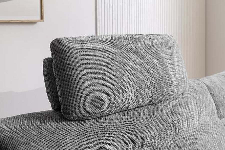 KKS Komfort-Kopfstütze zu Ecksofa MADRID Grau günstig online kaufen