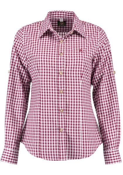 OS Trachten Trachtenbluse Qorru Taillierte Langarmbluse günstig online kaufen