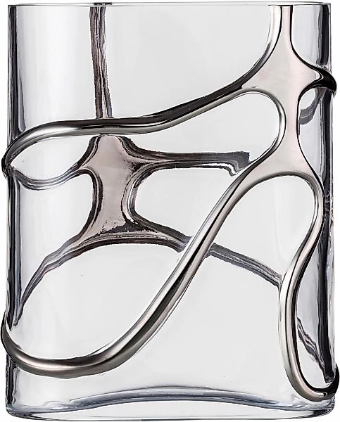 Eisch Germany Dekovase "Stargate", handbemalt mit Platinbeschichtung günstig online kaufen