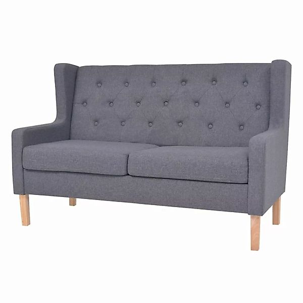 2-sitzer-sofa Stoff Grau günstig online kaufen