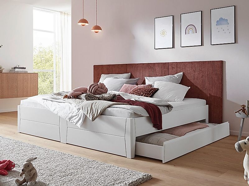 Massivholzbett Familienbett Linea (Erle, geölte oder günstig online kaufen