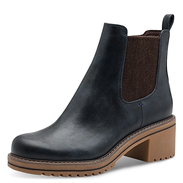 MARCO TOZZI Chelseaboots, Blockabsatz, Stiefelette, Businessschuh in vegane günstig online kaufen