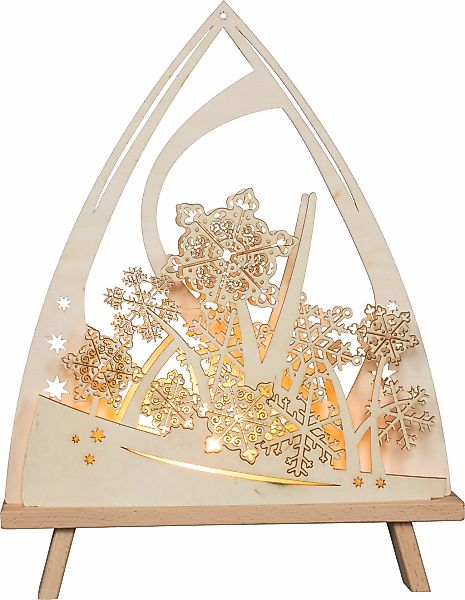 SAICO Original LED Schwibbogen "Dekoleuchte-Spitze, Eissterne" inkl. LED-Le günstig online kaufen
