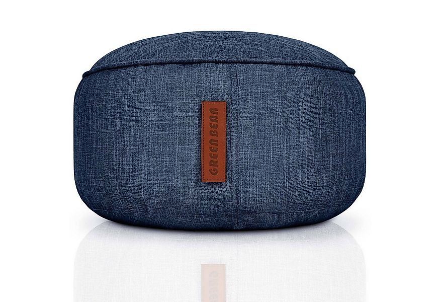 Green Bean Pouf Sitzsack-Hocker Home Linen 45x25cm (Sitzsack-Hocker 45x25cm günstig online kaufen
