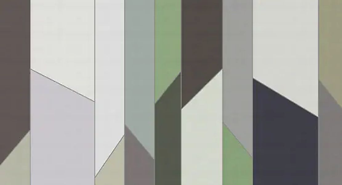 living walls Fototapete »Walls by Patel Geometry 3« glatt Vlies, Wand, Schr günstig online kaufen