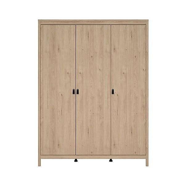 ebuy24 Kleiderschrank Madrid Kleiderschrank 199x150x59cm, 3 Türen Eichen günstig online kaufen