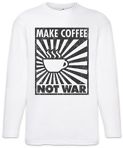 Urban Backwoods Langarmshirt Make Coffee Not War Langarm T-Shirt Koffein Ka günstig online kaufen