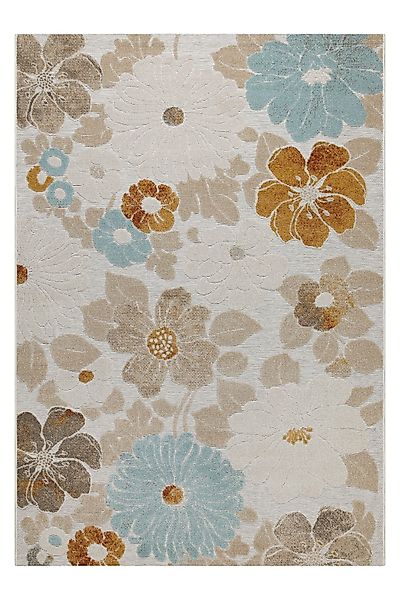 Wecon home Outdoorteppich »Beach Flower«, rund, 5 mm Höhe, für Innen & Auße günstig online kaufen