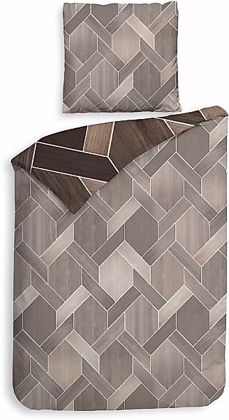 Heckett & Lane Wendebettwäsche "Murdock" 2 100% Baumwolle, hochwertiges Mak günstig online kaufen