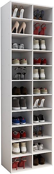 VCM Schuhregal Holz Regal Schuhschrank Schuhregal Hinsol XL günstig online kaufen