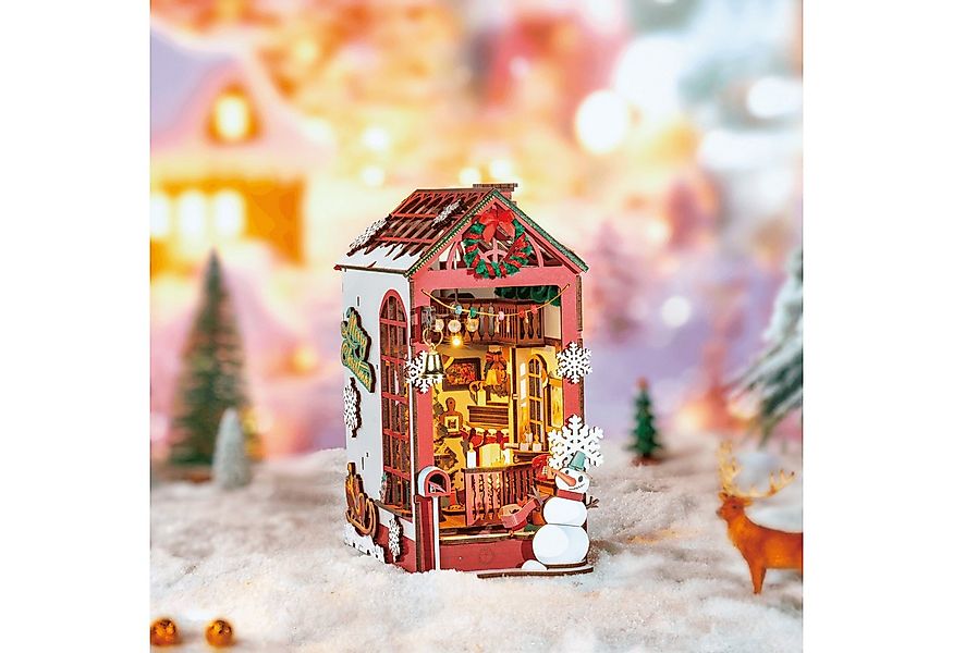 Robotime Buchstütze Robotime Christmas Indoor Scene Diorama günstig online kaufen