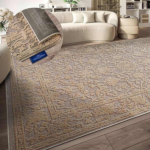 Villeroy & Boch Teppich »Ambroise«, rechteckig, 5,5 mm Höhe, Wohnzimmer, Sc günstig online kaufen