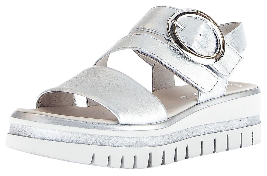 Gabor 64.627 61 Silber Sandale günstig online kaufen