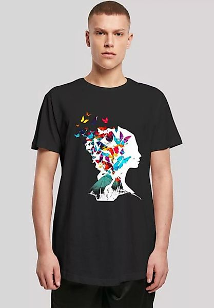 F4NT4STIC T-Shirt Schmetterling Silhouette LONG TEE Print günstig online kaufen