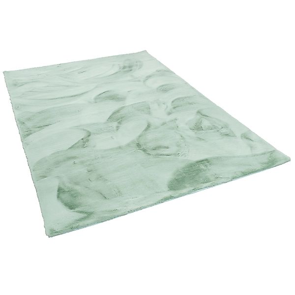 Pergamon Luxus Super Soft Fellteppich Plush Mintgrün 140x180cm günstig online kaufen
