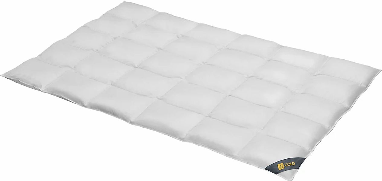 SPESSARTTRAUM Gänsedaunenbettdecke "Gold" normal Füllung 100Gaensedaunen 1 günstig online kaufen