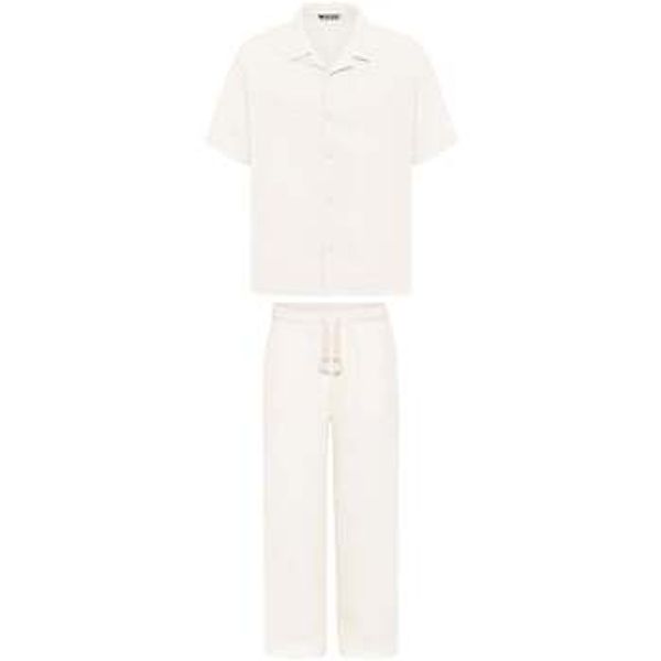 Dandalo  Hemdbluse Noah Oversize Short Sleeve Shirt Wide Leg Trousers Set günstig online kaufen