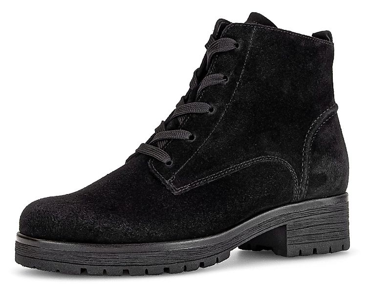 Gabor Genua Schnürstiefelette, Blockabsatz, Schnürboots, Komfortschuh günstig online kaufen