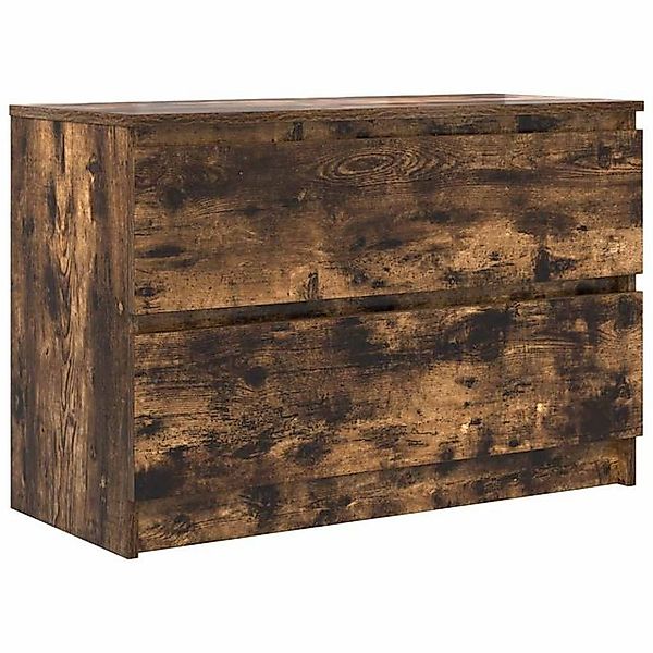 vidaXL TV-Schrank TV-Schrank Räuchereiche 80x35x54 cm Holzwerkstoff (1-St) günstig online kaufen