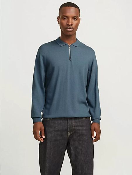 Jack & Jones Polokragenpullover JJEEMIL KNIT POLO HALF ZIP LS NOOS mit Polo günstig online kaufen