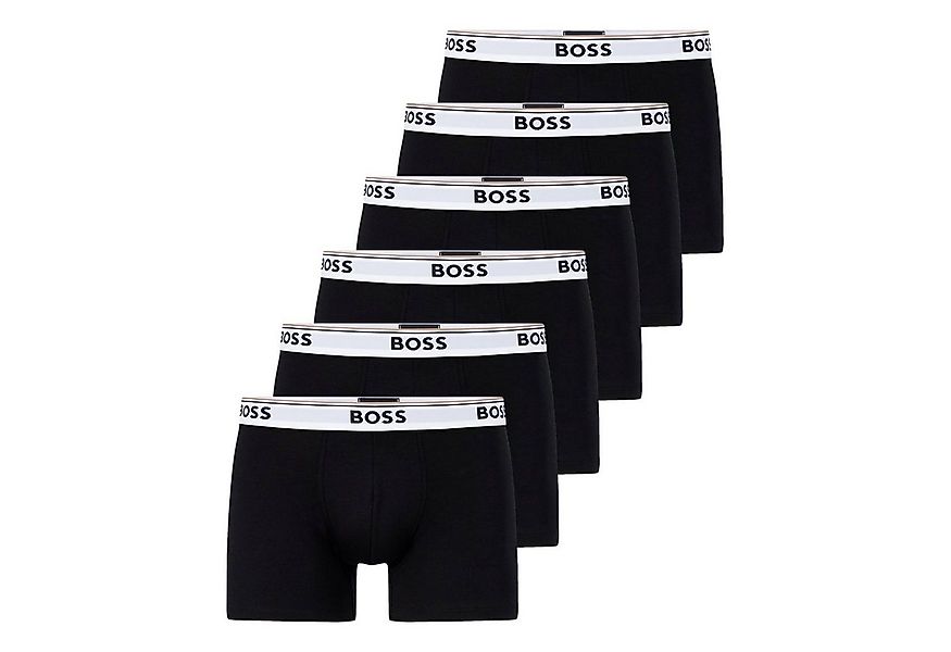 BOSS Boxer Cotton Stretch (6-St) mit umlaufend eingewebtem Markenschriftzug günstig online kaufen