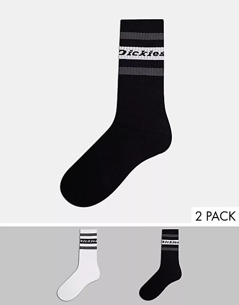 Dickies – Genola – Socken in Schwarz im 2er-Pack günstig online kaufen